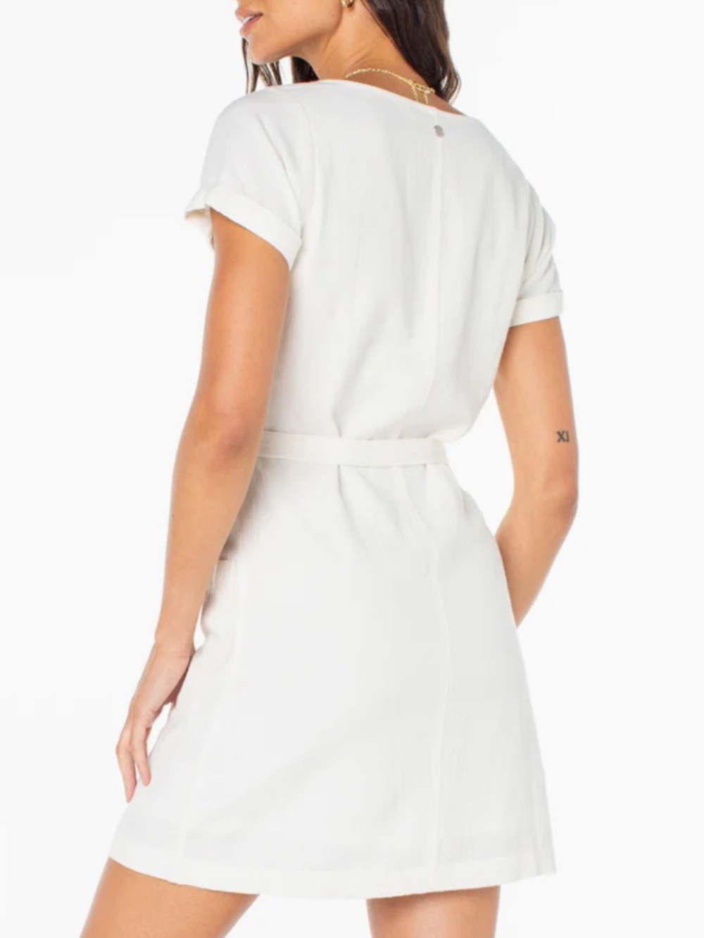 Roxy Kona White Dress NWT - Picture 3 of 9